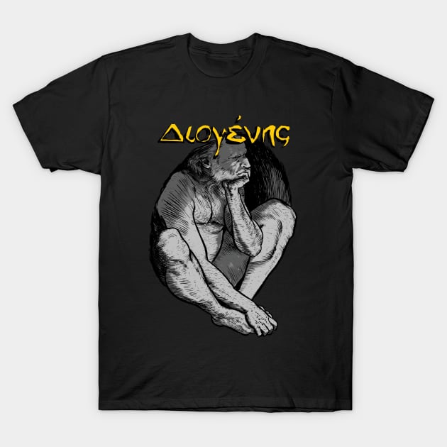 Diogenes T-Shirt by Cyborg One